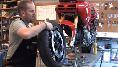 How to remove and replace a front wheel