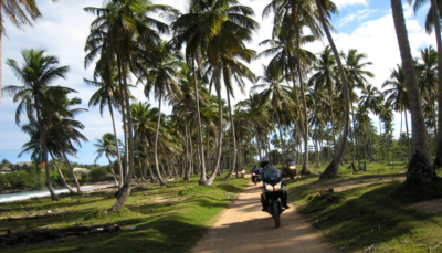 Riding on the beach in the Dominican Republic