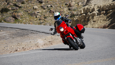 Ducati Multistrada 1000DS in a corner