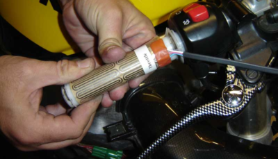 how to install motorcycle heated grips