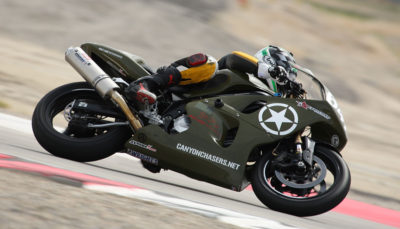 SV650 Army Green Race Bike