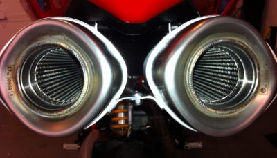 Motorcycle Exhaust Slipon Ducati 848 Arrow