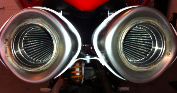 Motorcycle Exhaust Slipon Ducati 848 Arrow