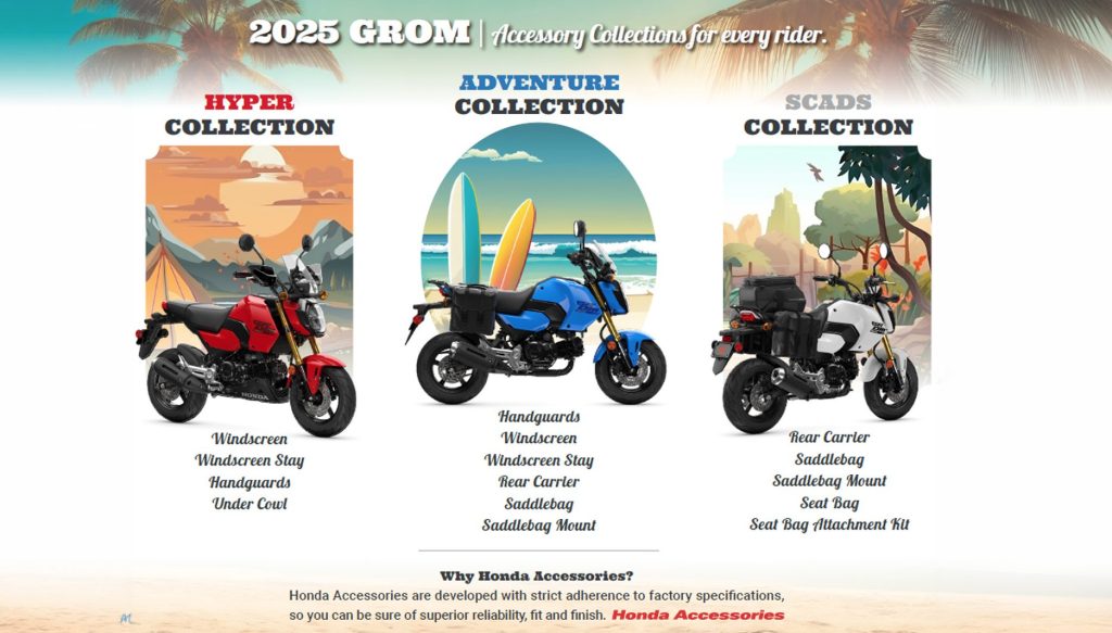 Honda Grom accessories