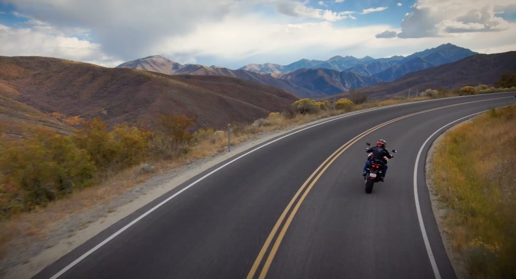 Ducati multistrada cascade springs road 