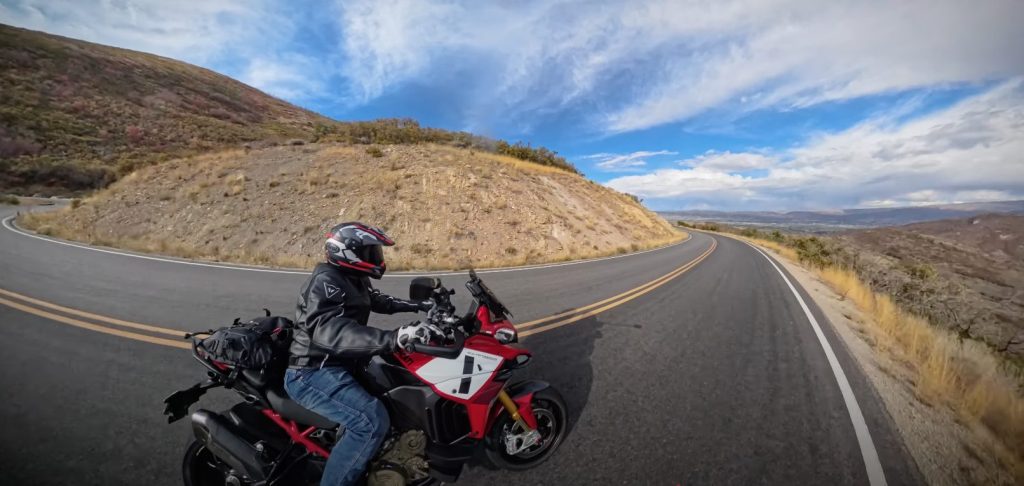 Ducati multistrada, arai xd4, pikes peak, cascade springs road